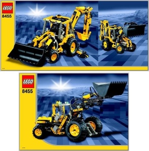 INS8455-G 8455 BOUWBESCHRIJVING- Back-hoe Loader (2 boekjes) gebruikt *
