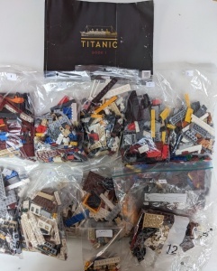 Set 10294-G Titanic, met doos, gedeeltelijk (2 van de 3 dozen) nieuw gebruikt * - Img 7