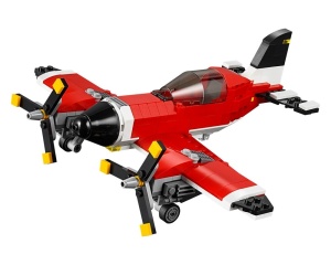Set 31047-G Propeller Plane, zonder doos (99% compleet) gebruikt *