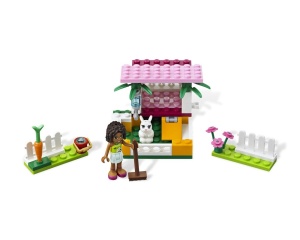 Set 3938-G Andrea's Bunny House, zonder doos gebruikt *