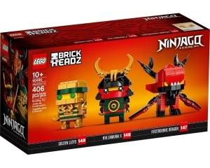 Set 40490-G Brickheadz Ninjago 10, met doos (99% compleet) gebruikt * - Img 2