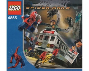 Set 4855- SpiderMan Train Rescue NIEUW