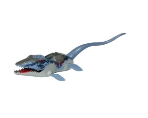 Set 6721-G Mososaurus, met plastic doos gebruikt *