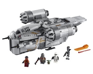 Set 75292-G Set 75292 The Razor Crest (The Mandalorian Bounty Hunter Transport), zonder doos (99% compleet) gebruikt *