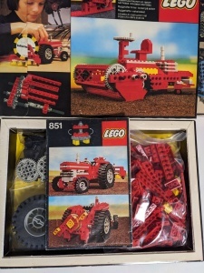 Set 851-G Tractor, met doos zonder plastic inlay (99% compleet) gebruikt * - Img 4