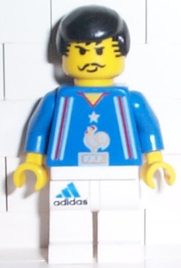 soc103G Voetballer French Team Player 3 gebruikt *0M0000