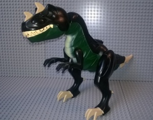 trex01-80 Tyrannosaurus rex (PAKKETZENDING) groen, donker NIEUW *