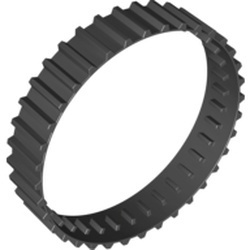x1681-11 Rupsband 36 secties zwart NIEUW *5W000