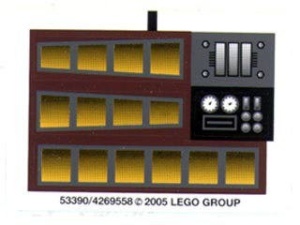 10144stk01 STICKER: STAR WARS Sand Crawler NIEUW *0S0000