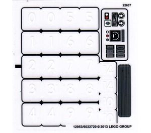 10233stk01 STICKER 10233 Horizon Express NIEUW *0S0000