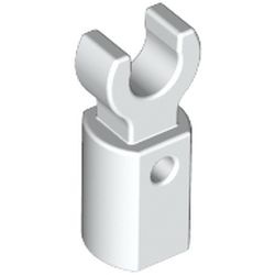 11090-1 Staafhouder met clip wit NIEUW *0W001