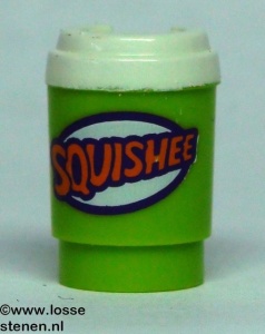 15496pb02-34 Meeneembeker SQUISHEE (colsim11) lime NIEUW *0L0000