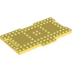 18922-103 Steen, 8X16x2/3 met 1x4 inkepingen en 1x4 plaat geel, lichthelder NIEUW *