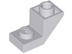 2310-86 Omgekeerde dakpan 2x1 met 2/3 uitsnede grijs, licht (blauwachtig) NIEUW *1L000