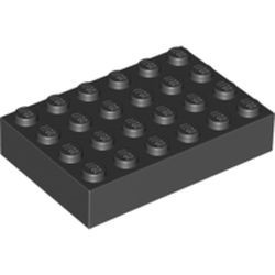 2356-11 Steen 4x6 zwart NIEUW *5K0000