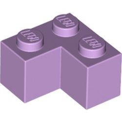 2357-154 Steen 2x2 hoek lavender, licht NIEUW *1B009