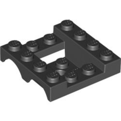 24151-11 Auto spatbord 4x4x1 1/3 zwart NIEUW *3D000