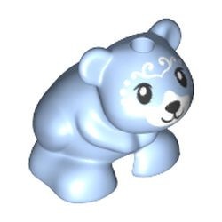 24183pb05-105 Hamster met witte details blauw, lichthelder NIEUW *0D000