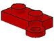 2429-5 Scharnierplaat 1x2 HORIZONTAAL BASIS rood NIEUW *1L0000