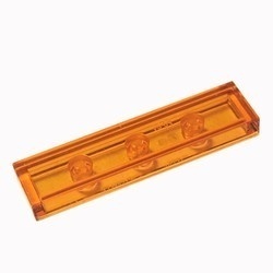 2431-98 Tegel 1x4 transparant oranje NIEUW *1B113
