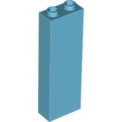 2454-156 Steen 1x2x5 blauw, middenazuur NIEUW *5K0000