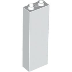 2454-1G Steen 1x2x5 wit gebruikt *1D005