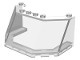 2572-12G Ruit 6x6x9 gebogen top PAKKETPOST transparant gebruikt *