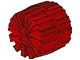 2593-5G Hardplastic wiel midden (35x31) ALLEEN PAKKERTZENDING! rood gebruikt *