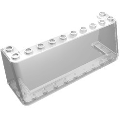 2694-12G Ruit 3x10x3 transparant gebruikt *1C020 - Img 1