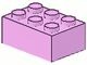 3002-104 Steen 2x3 roze, helder NIEUW *5K0000
