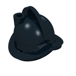 30048-11 Helm conquistador zwart NIEUW *0L0000