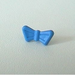 30112c-7G Belville kleine strik blauw gebruikt *1E019