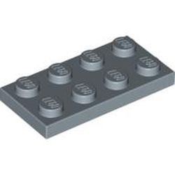 3020-55 Platte plaat 2x4 blauw, zandkleurig NIEUW *1B205