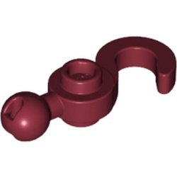30395-59 Kleine haak rood, donker NIEUW *0D001
