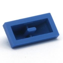 3048c-7G DakNOK 45 graden 2x1 driekantig Bodempin blauw gebruikt *1D034 - Img 2