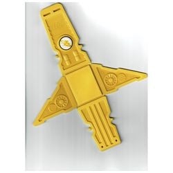 30556-3G Auto, Racer lancering geel gebruikt *