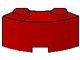 3063-5 Steen 2x2 gebogen (Macaroni) rood NIEUW *1B064