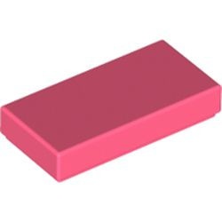 3069b-220 Tegel 1x2 rood, koraal NIEUW *1B108