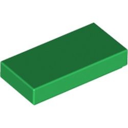3069b-6G Tegel 1x2 groen gebruikt *1B339