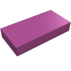 3069b-71G Tegel 1x2 magenta gebruikt *1B340