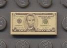 3069b-CUS013 Tegel 1x2 Dollarbiljet 50 dollar wit NIEUW *