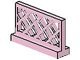 3185-23G Hekwerk 1x4x2 klassiek ruitpatroon roze (klassiek) gebruikt *1C023