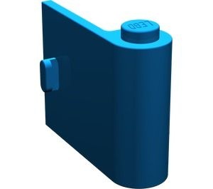 3188-42 Deur 1x3x2 rechts (dicht) blauw, midden NIEUW *1B273