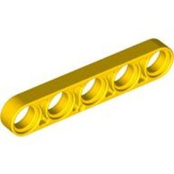 32017-3 Technic, Hefbalk 1x5 dun geel NIEUW *1D000