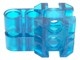 32137-14 Technic Modular Connector transparant donkerblauw NIEUW *