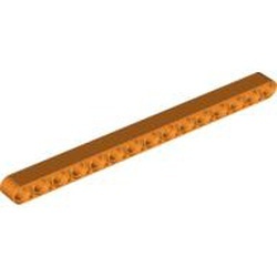 32278-4G Technic, Hefbalk 1x15 dik oranje gebruikt *1D000