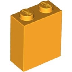 3245c-110 Steen 1x2x2 met nophouder binnen oranje, lichthelder NIEUW *