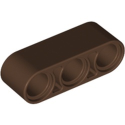32523-8G Technic, Hefbalk 1x3 dik bruin (klassiek) gebruikt *0D001