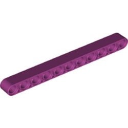 32525-71 Technic, Hefbalk 1x11 dik magenta NIEUW *1D000