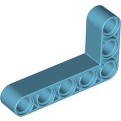 32526-156 Technic, Hefbalk 3x5 L-vorm dik blauw, middenazuur NIEUW *1D000
